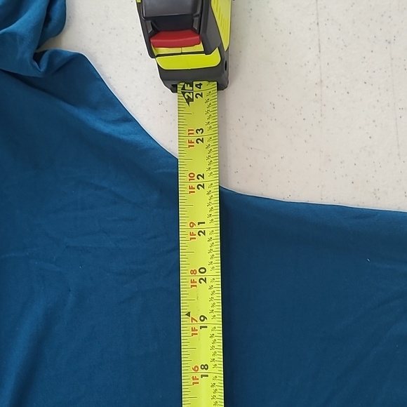 The Limited Teal Blouse with 3/4 Length  Open Sleeves size Large - Picture 6 of 7